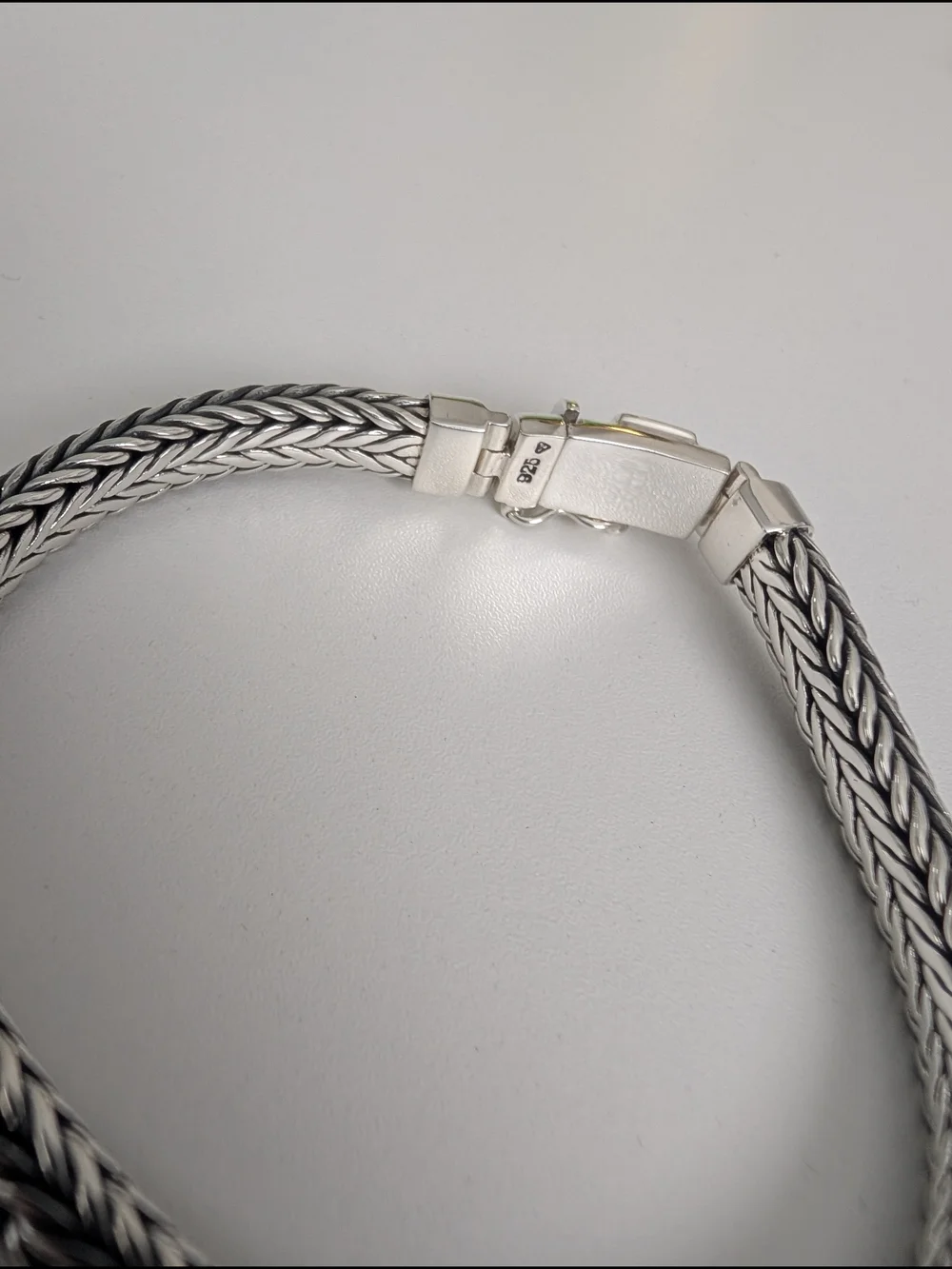 .925 Sterling Silver Heavy Handmade Crafted Bracelet Solid 925
